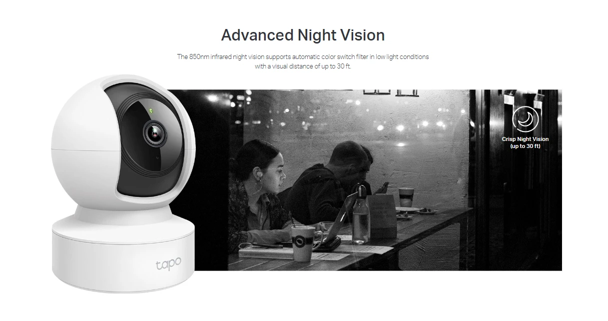 TP-Link Tapo C212 Pan Tilt Home Security Wi-Fi Camera