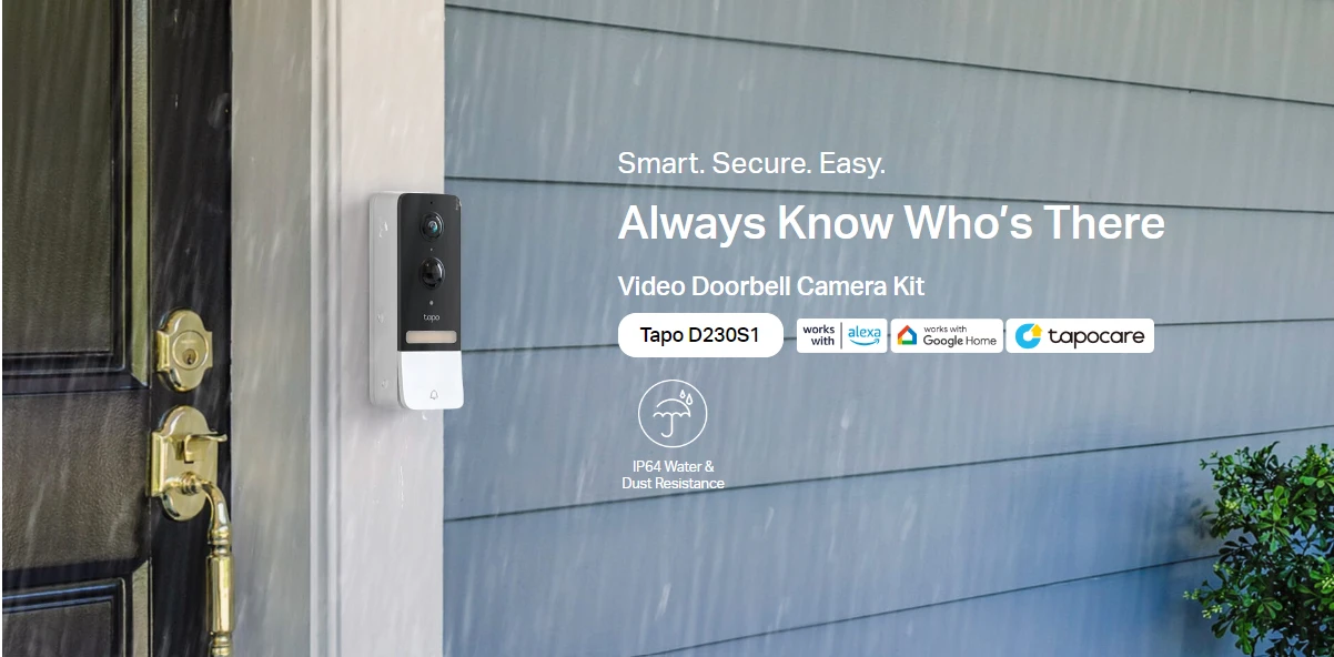 TP-Link Tapo D230S1 Smart Battery Video Doorbell