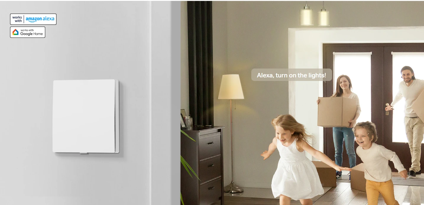 TP-Link Tapo S210 Smart Light Switch, 1-Gang 1-Way